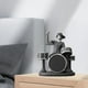 thumbnail image 3 of Rock band resina estatua tabletop ornament, cantante instrumentos musicales escultura Oficina escultura Decoración Tambor Yotijar Escultura de escritorio, 3 of 10