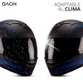 thumbnail image 3 of Casco Para Motocicleta Con Certificación Dot Visor Abatible Gaon Integral Gaon MOV-CASC-FH04(AZUL/CH), 3 of 10