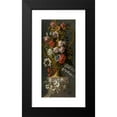 thumbnail image 2 of Claude Huilliot 8x14 Black Modern Framed Museum Art Print Titled - Flowers in a Bronze Vase, 2 of 5
