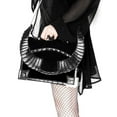 thumbnail image 6 of Gothic Diabolic Horns and Spikes Black Purse, 6 of 7