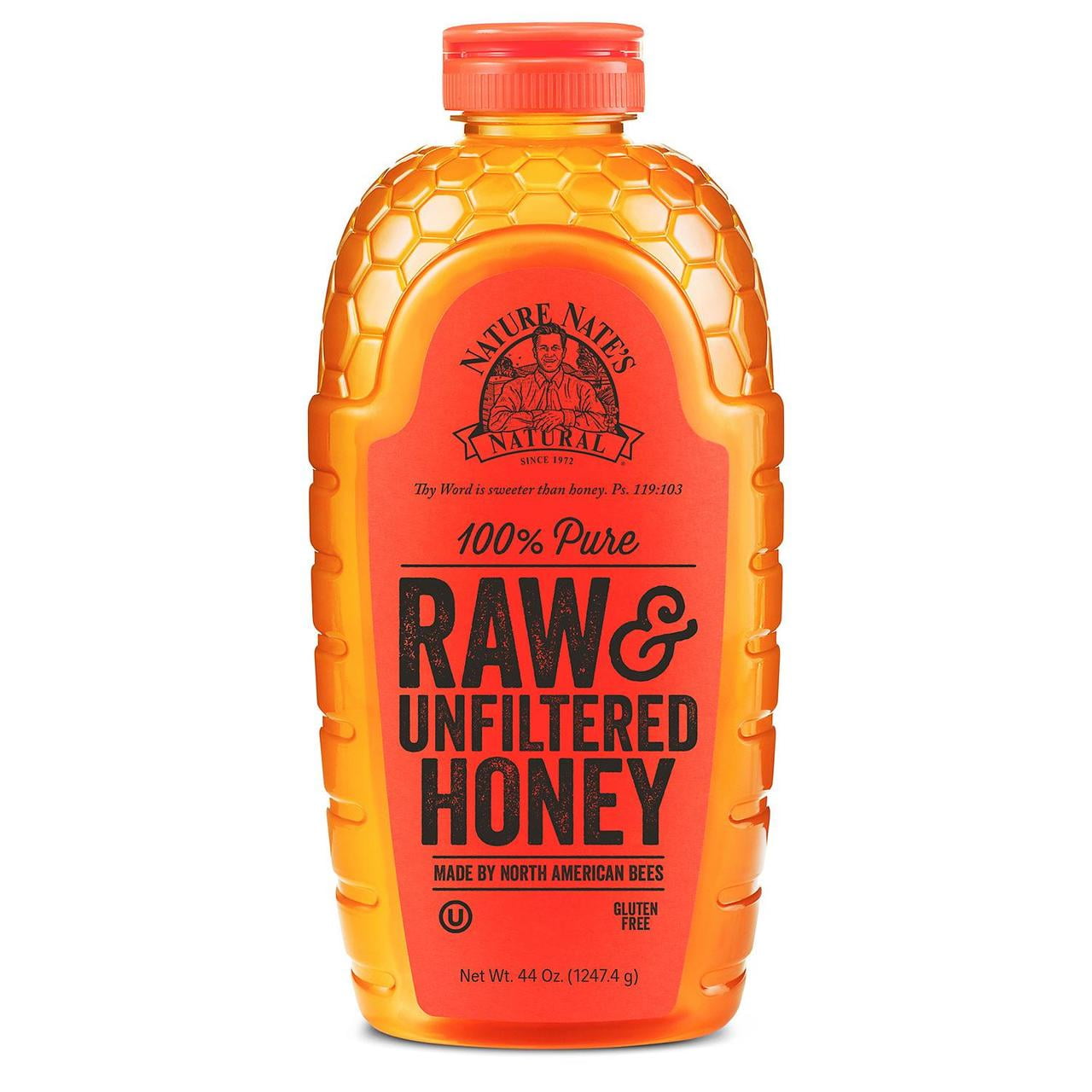 Nature Nateâ€™s 100 Pure Raw and Unfiltered Honey (44 oz.) Walmart