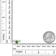 thumbnail image 6 of Gem Stone King 10K Two Tone Gold Green Chrome Diopside Solitaire Engagement Ring for Women | 0.50 Cttw | Round 5MM | Gemstone Birthstone | Size 6, 6 of 6