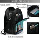 thumbnail image 4 of Fotbe Let's go Travel Mochila con Estampado y Puerto USB para Hombre y Mujer, Mochila Antirrobo, Mochila de Viaje, Mochila Escolar, Mochila Universitaria, 4 of 7