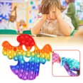 thumbnail image 1 of Presione Bubble Halloween Rainbow Ghost Toy Juguetes Educativos Autismo Necesidades Especiales Stress Reliever Silicona Descompresión Juguetes Grandes Regalos Para Niños Minnieouse HA038421-00, 1 of 6