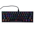 thumbnail image 4 of Teclado mecánico FAGINEY N‑Key Rollover con cable portátil 61 teclas RGB Gaming Keyboard, 4 of 7