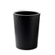 thumbnail image 2 of Bearachild Cubo de basura, papelera roscada ondulada de agua, contenedor de basura , cesta de baño de dormitorio de gran capacidad Suministros de limpieza para el hogar Negro 10L, 2 of 6