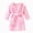 H329-Pink, variant on NOLDARES Boys Hooded Bathrobes Girls Soft Plush Fleece Robe Toddler Fuzzy Pajamas Kids Warm Sleepwear(H329-Yellow)