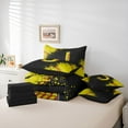thumbnail image 6 of Manfei Boys Girls Letter Monogrammed J Bedding Comforter Set 7pcs,Sport Baseball Queen Bedding Sets Super Cozy,Graffiti Splash Queen Sheet Sets,Ultra Soft Home Decor,Reversible, 6 of 8