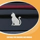 thumbnail image 5 of 2 emblemas de coche, insignia automotriz, pegatina de gato de metal 3D, pegatina para parachoques de coche, decoración, emblema de animal lindo para coches y camiones universales, 5 of 8