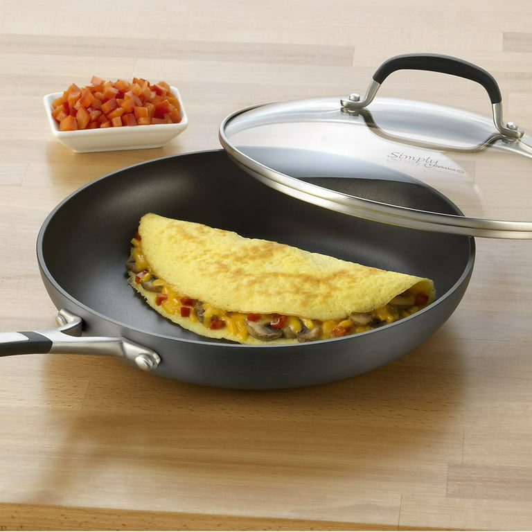Buy Calphalon 1932339 Classic Nonstick Omelet Fry Pan with Cover, 10 Inch,  Grey Online at desertcartINDIA