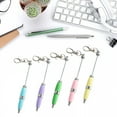 thumbnail image 2 of CCOCC 2026 New Beadable Ballpoint Pen with Keychain, 5Pcs 1.0Mm Signature Pen, Metal Stationery Pen, Bead Rollerball Pen for School and Office, 2 of 7