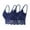 *Dark Blue, variant on CENGNIAN Women's 2 Pack Breathable Lace Bralettes,Womens Adjustable Strap V-Neck Camisole,Ladies Wirefree Padded Crop Tops,Dark Blue,Size L
