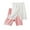 White, variant on Jalioing 2 Pack Girls Biker Shorts Breathable Stretchy Elastic Waist Bike Shorts Kids Girls Summer Short Pants