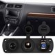 thumbnail image 3 of Cargador De Coche, Enchufe Seguro Para Encendedor De Cigarrillos, Cargador De Corriente USB Dual De 12 V, Con LED Azul Electrónico Para Coche Para Vehículos Yates, 3 of 7