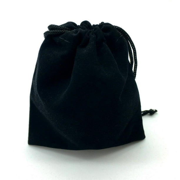 50pcs Pink Blue Red Black Velvet Drawstring Bag Jewelry Pouch Wedding Favors Walmart