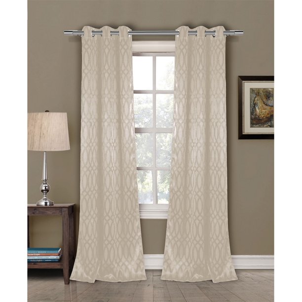 Duck River Textile Tayla Tonal Geometric Print Blackout Curtain Set Beige 36 84 Com Duck River Textile Tayla Tonal, Duck River Textile Blackout Curtains