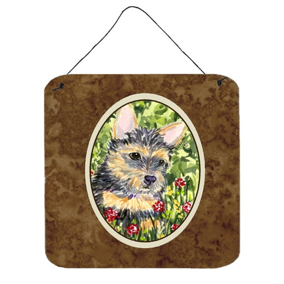 Carolines Treasures SS8893DS66 Norwich Terrier Aluminum Metal Wall or Door Hanging Prints, 6 x 6", Multicolor