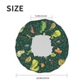 thumbnail image 4 of KLL Camp In The Forest Pattern Shower Cap & Bath Cap for Women,Reversible Oversized Waterproof Shower Caps for all Hair Lengths,Elastic Reusable Bathing Hair Cap, 4 of 6