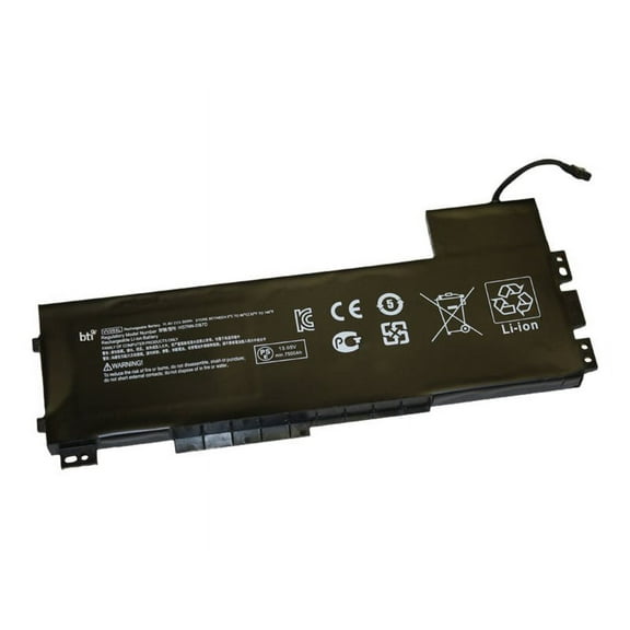 BTI 6 Cell Lithium Polymer Laptop Battery for HP Zbook 15 G3 VV09XL-BTI