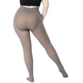 thumbnail image 4 of MAWCLOS Ladies Stretch Footed Leggings Workout Opaque Stockings Gray 250g Plus Size, 4 of 4