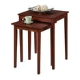 thumbnail image 2 of Convenience Concepts American Heritage Nesting End Tables, Mahogany, 2 of 2