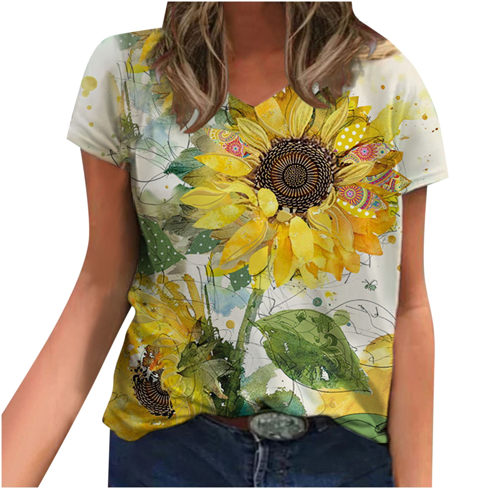 Miximx Summer Tops for Women 2022 