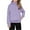 Z1-Purple-kids sweatshirts, variant on MKOSPLRT Zip Up Hoodies for Kids Girls 5-14Y Long Sleeve Fleece Sweatshirts Solid Casual Loose Pullover Tops with Thumb Holes