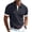 Dark Gray, variant on Men's Short Sleeve Polo Shirt, Ribbed Knit Contrast Cuff Collared Top for Casual & Business Wear Dark Gray L