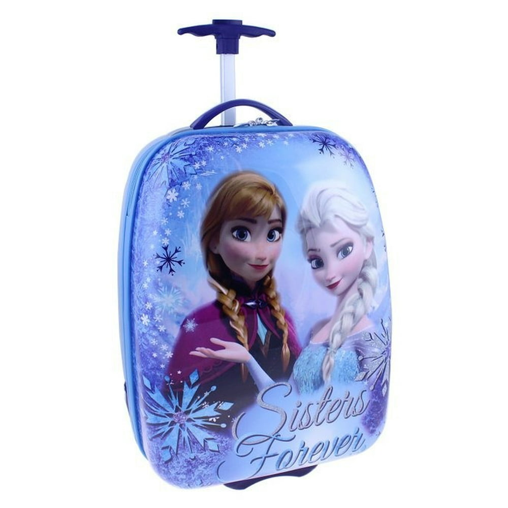 Global Designs Disney Frozen Hard Shell Children's Luggage, Blue