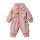 thumbnail image 2 of Mono de moda para exteriores para niños con forro polar grueso y cintura ajustada para niños y niñas., 2 of 9