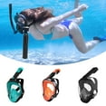 thumbnail image 5 of Full Face Snorkel for Adults and Kids 180° Panoramic View Fog Leak Snorkeling Gear with Adjustable Straps Breathing System for Recreational Diving and Swimming, 5 of 5