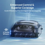 Beatbot AquaSense 2 Cordless Robotic Pool Vacuum Cleaner, Smart Surface Parking, Cleans Above & in-Ground Pools up to 3,230 Sq.ft - Blue