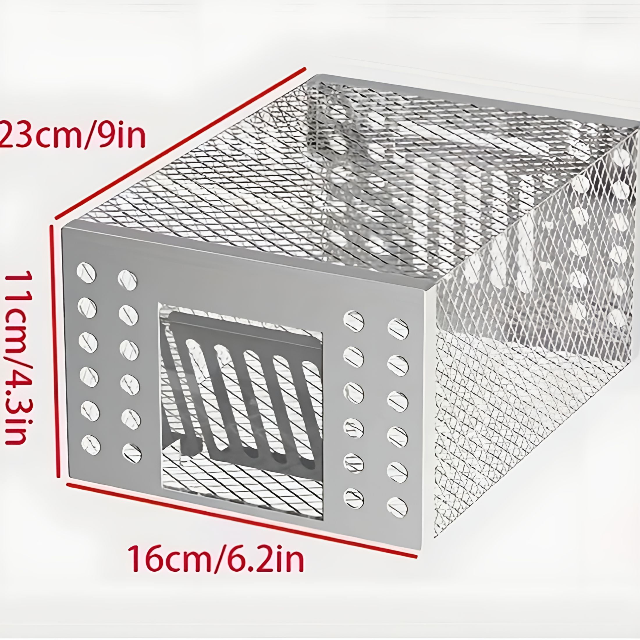 ACDANC Indoor Electronic Mouse and Rat Trap Humane Rat Trap Live Chipmunk Cage Trap For Indoor And Outdoor Small Rodent Animal Mouse Vole Chipmunk Hamsters Live Cage Catch And Release