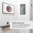 thumbnail image 2 of KALLORY Weather-Resistant Grey Plastic Electrical Junction Box for Outdoor and Indoor Use, and Secure, 2 of 8