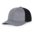 thumbnail image 4 of Blank and Custom Outdoor Cap OC771PF Low Pro Ladies Trucker, Soft Snap Closure-Charcoal/Black, 4 of 8