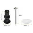thumbnail image 2 of 1 Set M5 Toilet Seat Hinges Screws, Hinge Bolt Screws Toilet Seat Fixings for Toilet Seat (Washer Dia: 28mm/1.1"), 2 of 6