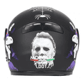 thumbnail image 4 of Casco Sleek Para Moto Abatible Certificado talla L (59-60 cm) VIOLETA NEGRO Halloween, 4 of 5