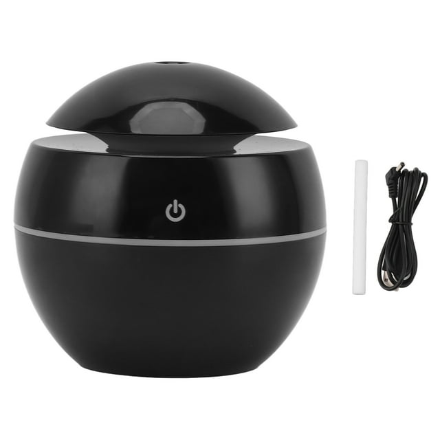 Difusor de aroma de 130 ml, USB, multifuncional, minidifusor de perfume redondo de escritorio, humidificador para el hogar.