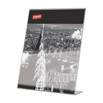 Staples Sign Holder 8.5" x 11" Clear Plastic 3/Pack ST18387VS