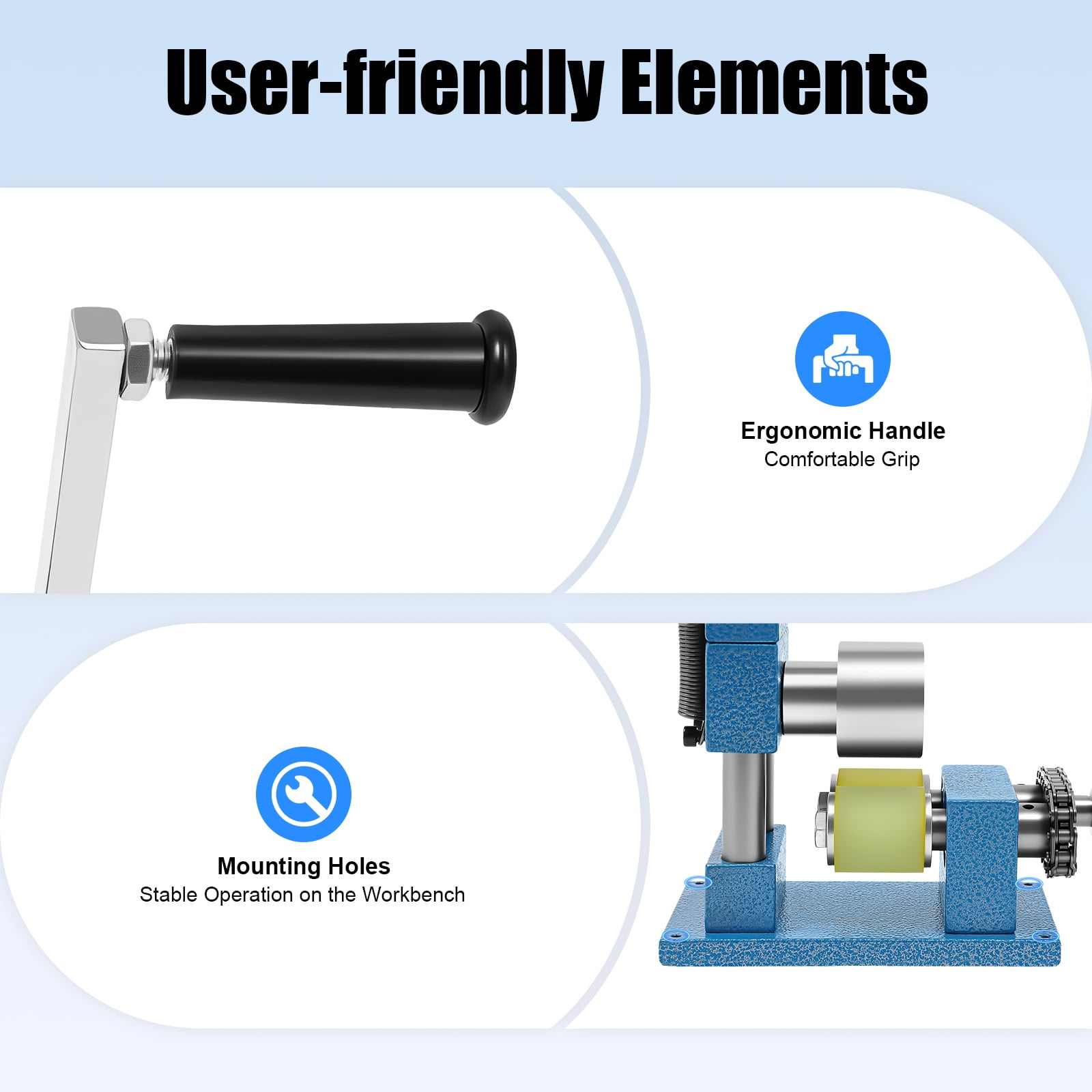 Bracelet Ring Bending Machine, Heavy Duty Bending Tool Set ,Multi-Functional Hand Crank Jewelry Ring Bracelet Press Earring Processing Bender Spoon Ring Making Kit for Earring Making