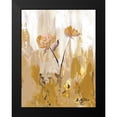 thumbnail image 2 of Talent, Kelley 15x18 Black Modern Framed Museum Art Print Titled - Gold Petals Dancing in the Wind II, 2 of 5