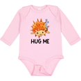 thumbnail image 3 of Inktastic Hug Me Cute Pufferfish with Bubbles Boys or Girls Long Sleeve Baby Bodysuit, 3 of 5