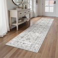 thumbnail image 3 of BERTHMEER 2'x8' Runner Rugs for Floor Washable Non-slip Runner Rugs for Kitchen Laundry Room Distressed Vintage Oriental Traditional Soft Indoor Gray Runner Rugs for Hallway, Gray, 3 of 6