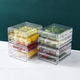 thumbnail image 4 of Organizador De Refrigerador Con Escurridor Tipo Cajonera De Doble Capa, Caja De Mantenimiento De Frescos, Contenedor De Almacenamiento Transparente Para Nevera Para El Hogar Y La Cocina Cateissary HA019914-00, 4 of 6