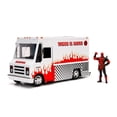 thumbnail image 1 of Coche fundido a presión Jada Toys Marvel Deadpool & Taco Truck a escala 1:24, 1 of 3