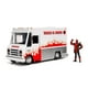 thumbnail image 1 of Coche fundido a presión Jada Toys Marvel Deadpool & Taco Truck a escala 1:24, 1 of 3