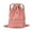 Pink, variant on Unisex Drawstring Backpack String Bag Sack Water Resistant Nylon for Gym Shopping Sport Yoga (Black)