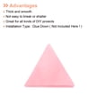 thumbnail image 4 of Uxcell 200g Stained Glass Mosaic Triangle 0.55'' Middle Pink Glass Mosaic Tiles Bulk for Craft Handmade Project, 4 of 8