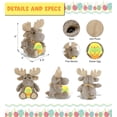 thumbnail image 3 of DolliBu Super Soft Sitting Moose with Yellow Easter Egg Plush - Perfect Moose Stuffed Animals for Easter Basket, Cute Easter Egg Stuffed Animal Spring Toys for Girls, Boys, and Babies - 11 Inches, 3 of 7