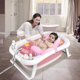 thumbnail image 2 of Bañera Para Bebés, Bañeras Para Bebés, Bañera Para Bebés, Bañeras Portátiles, Lavabo Plegable Para Ducha Infantil, Bañera Antideslizante Con Cojín Para Bebés Para Niños, 2 of 8